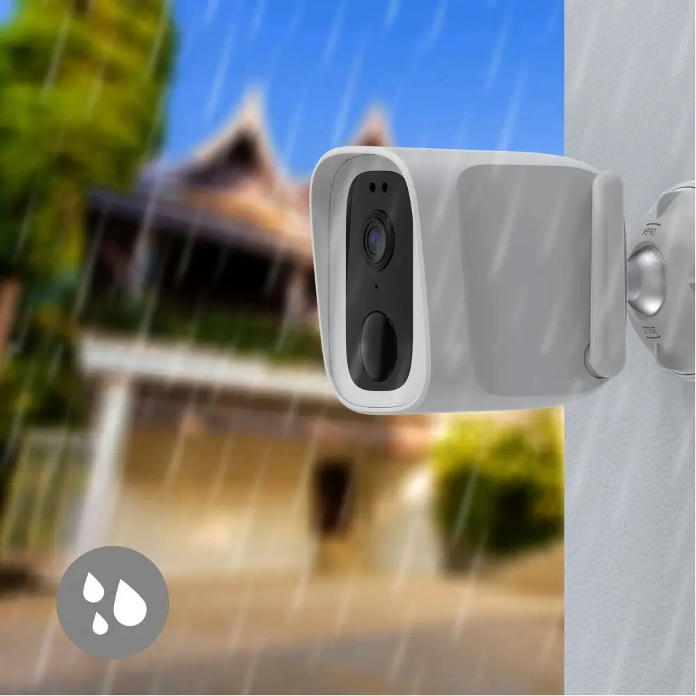 Laser Smarthome Two-Way Audio 1080P Wireless Security Camera/CCTV IP65 White