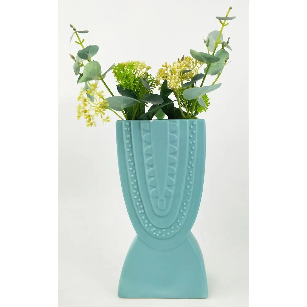 2x Urban Addie Rainbow 22cm Ceramic Plant/Flower Vase Home Display Pot MED Ocean