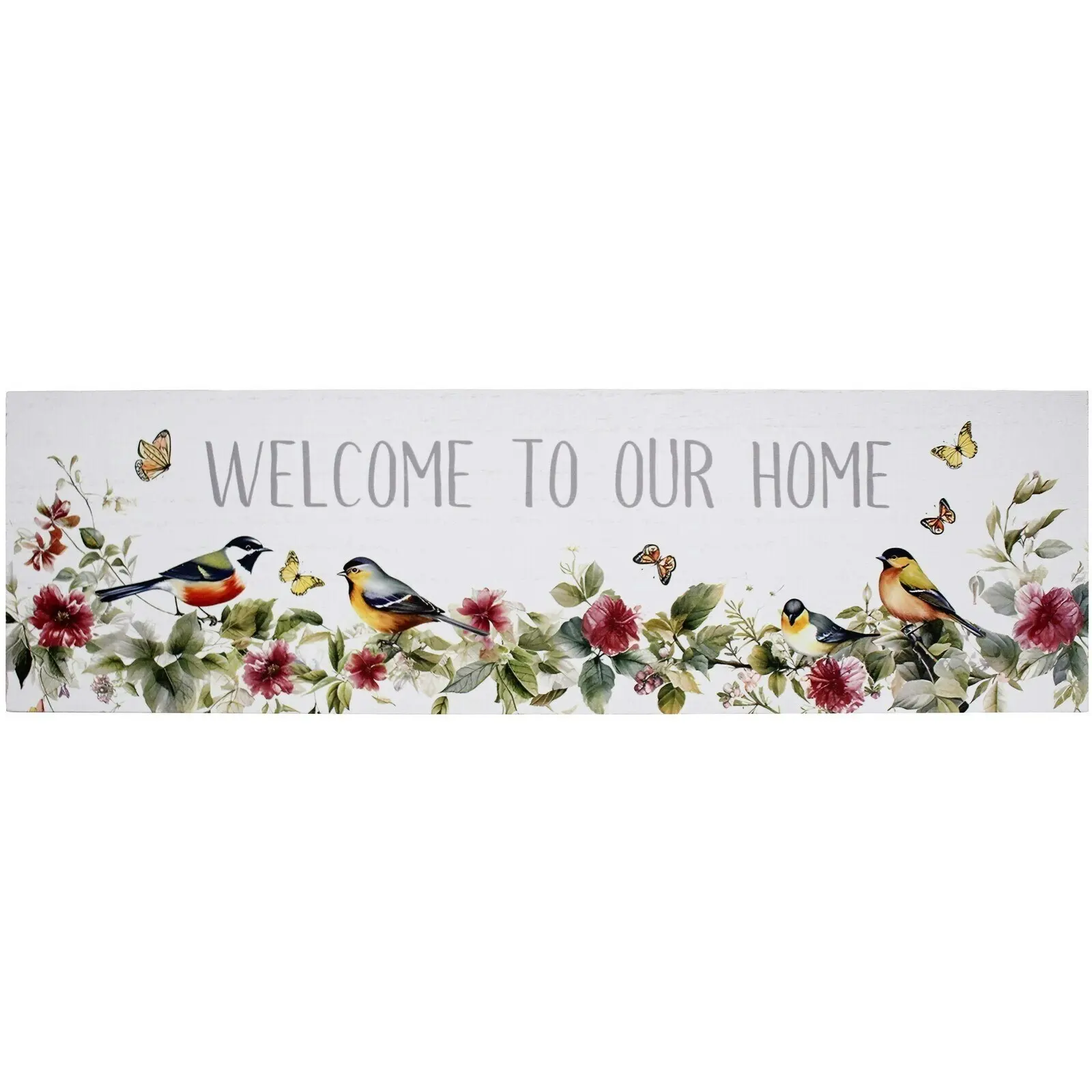 2x LVD 21cm MDF Welcome Sign Wall Hanging Home/Room Decor Plaque Shelf Display