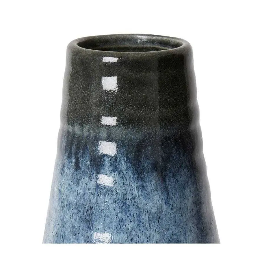 E Style Portia 41cm Ceramic Plant/Flower Vase Tabletop Display Decor Blue