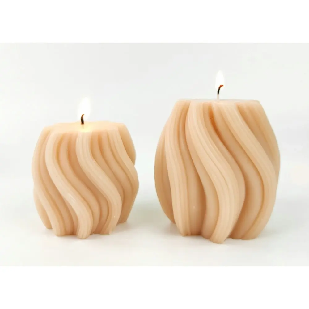 Urban Swirl 10cm Vanilla Scented Candle Home Fragrance Room Tabletop Decor Honey