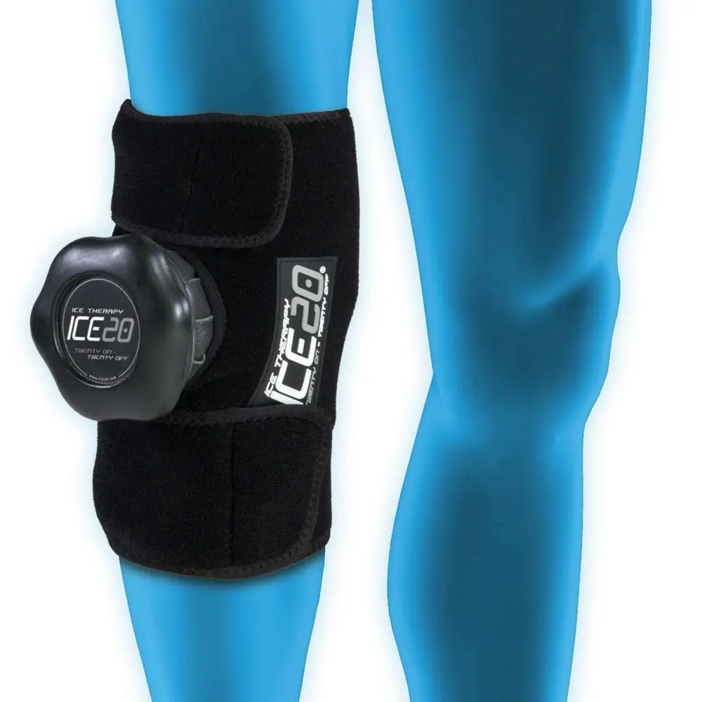 Ice20 Ice Therapy Single Knee Calf Cold Compression Wrap  11" Ice Bag