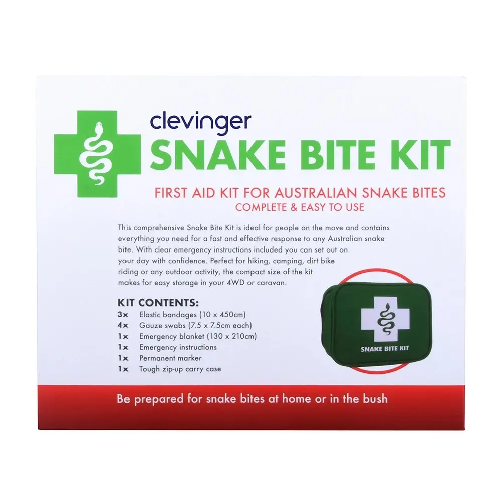 Clevinger Australian Emergency Portable Snakebite First Aid Kit ARTG Approved