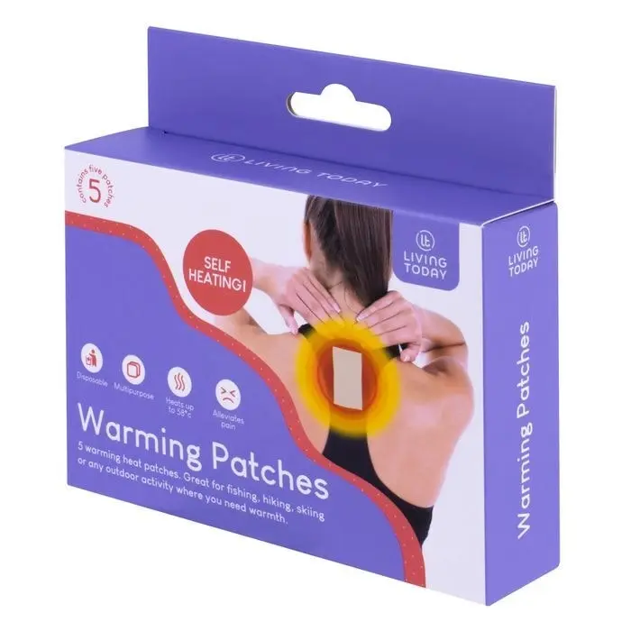 18pc Living Today Multipurpose Self Warming Personal Body Adhesive Patches