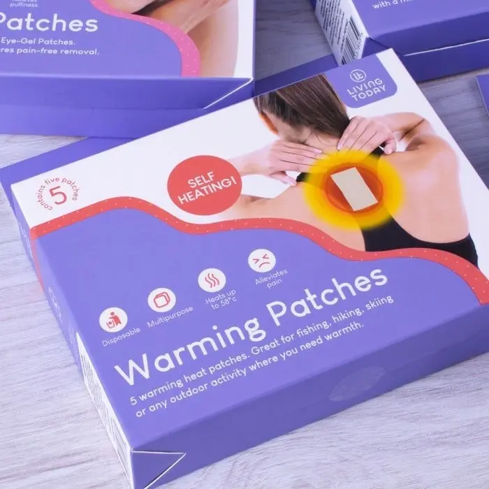 18pc Living Today Multipurpose Self Warming Personal Body Adhesive Patches