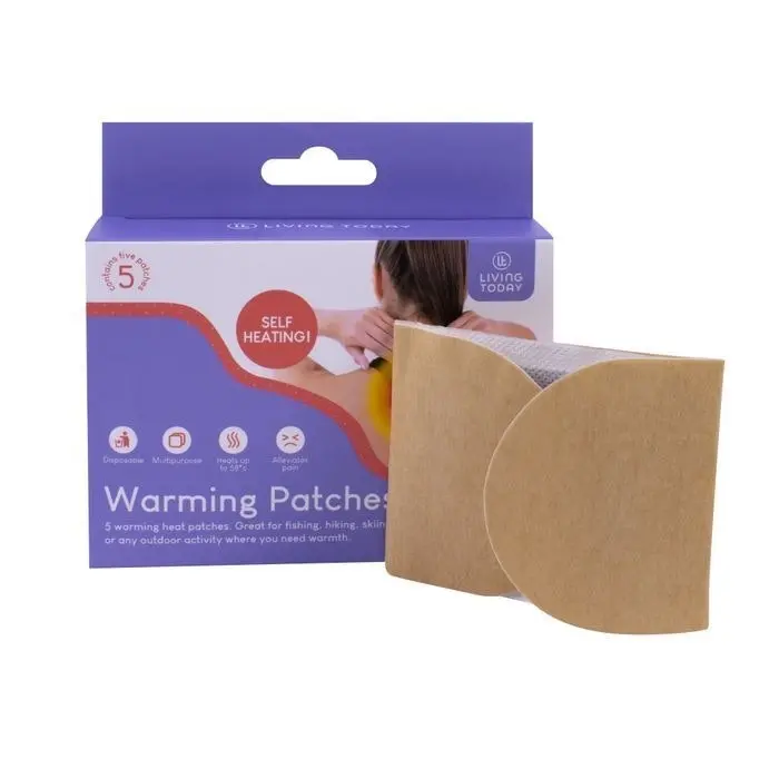 18pc Living Today Multipurpose Self Warming Personal Body Adhesive Patches