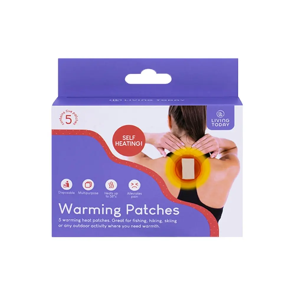 18pc Living Today Multipurpose Self Warming Personal Body Adhesive Patches