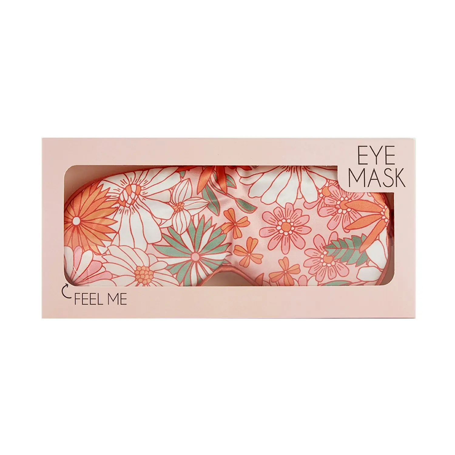 Splosh Wellness Retro Floral Eye Mask/Silk Sleeping Eyeshade Cover 16.5x7.5cm