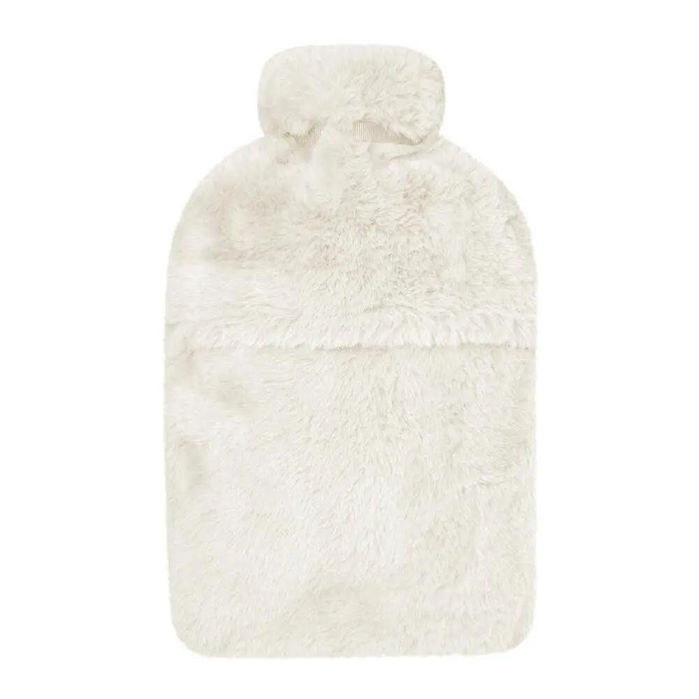 J. Elliot Home Layla Soft Faux Fur Hot Water Bottle Warmer 37x22cm Ivory