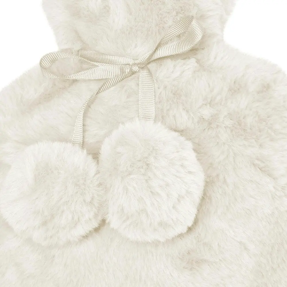 J. Elliot Home Layla Soft Faux Fur Hot Water Bottle Warmer 37x22cm Ivory