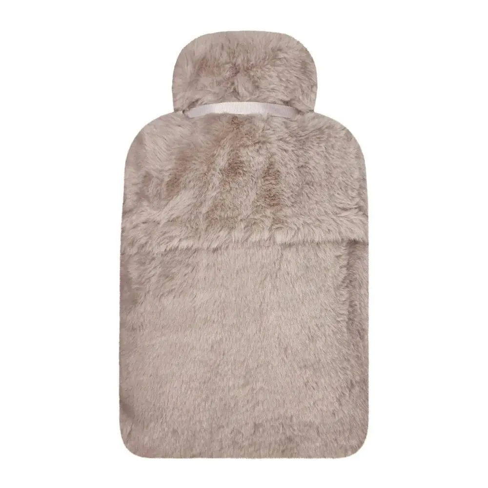 J. Elliot Home Layla Soft Faux Fur Hot Water Bottle Warmer 37x22cm Nude