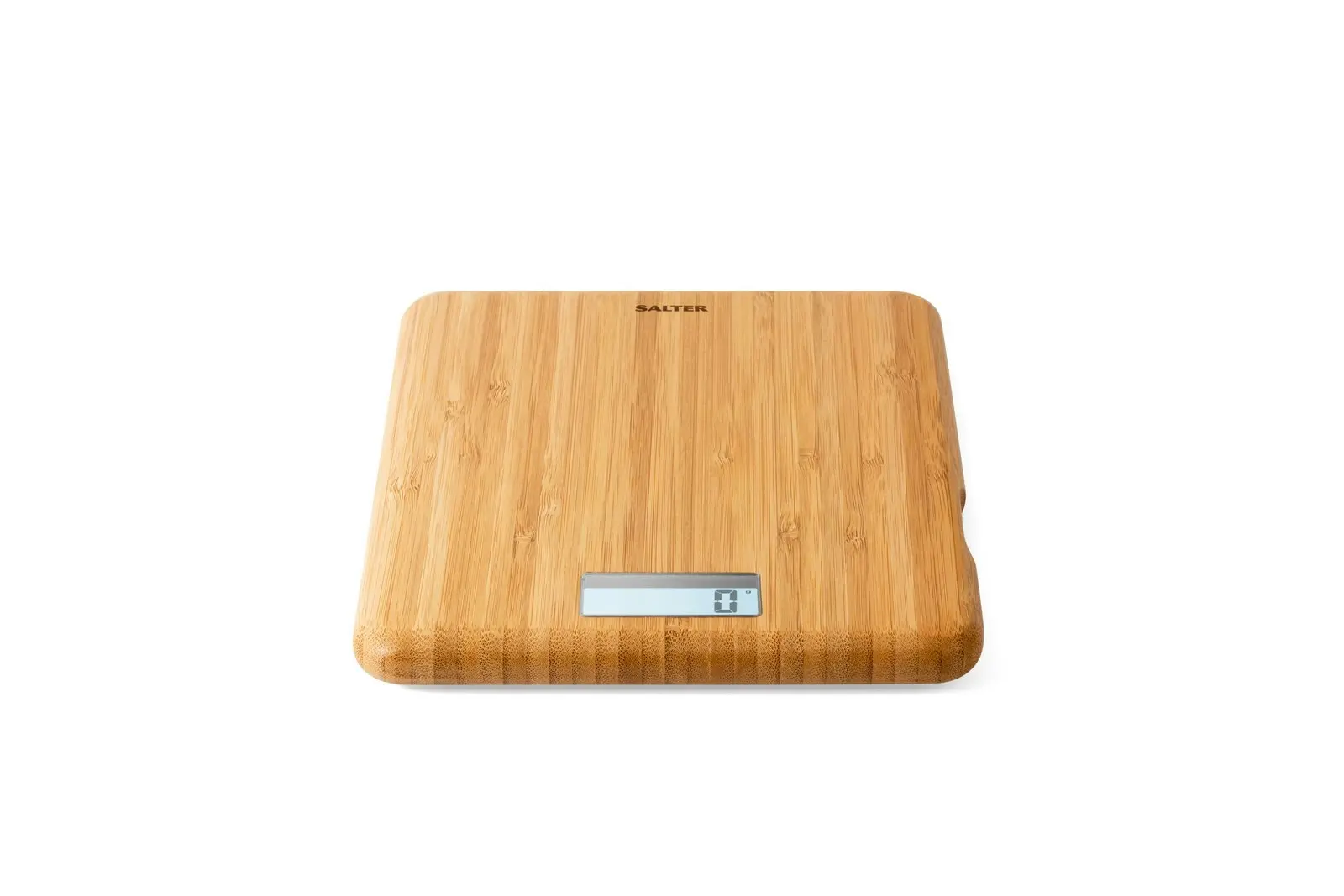 Salter Eco Bamboo Wood Digital Digital Electronic Weight Cooking Scale Set