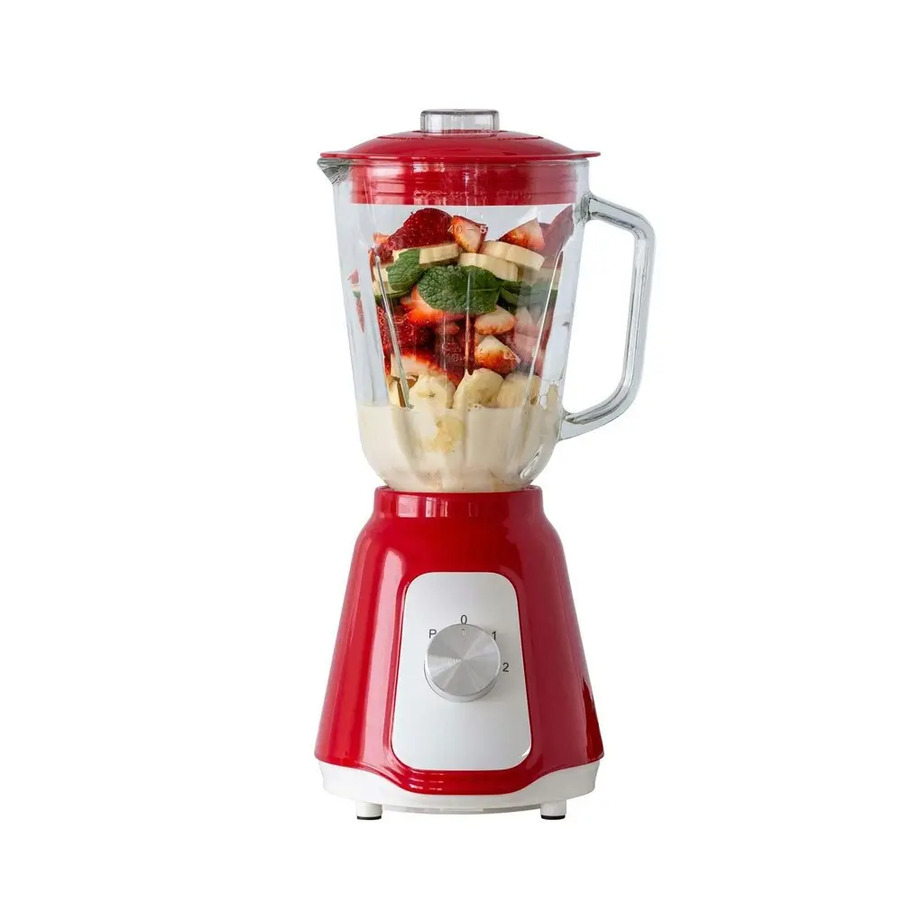 Healthy Choice Electric Table/Benchtop Juice & Smoothie Breakfast Blender Red