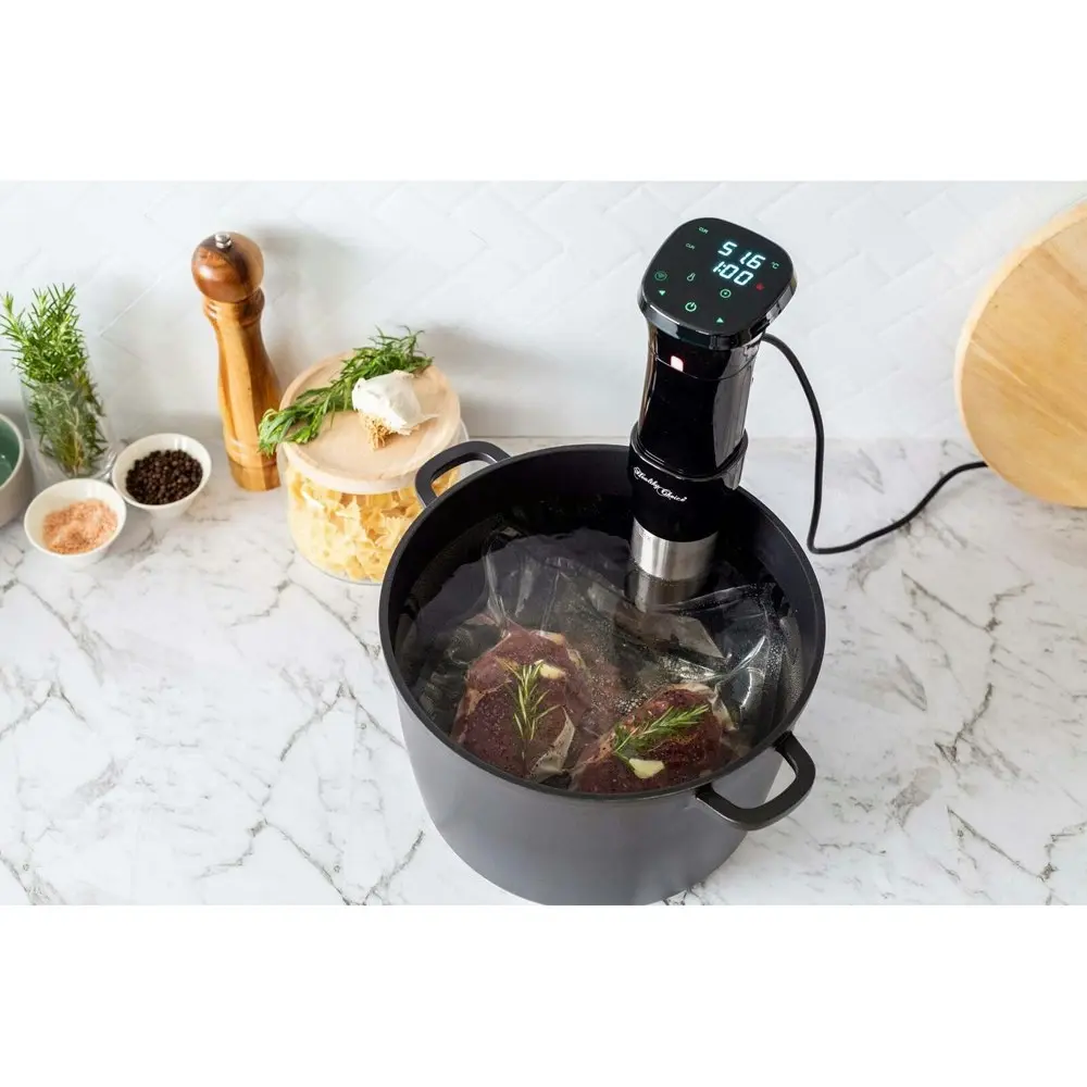 Healthy Choice Sous Vide Precision Boiler/Immersion Cooker Kitchen Tool - Black