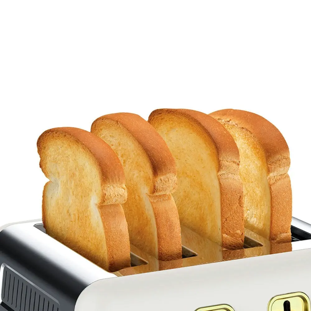 Morphy Richards Electric Stylish Ascend Soft Gold 4 Slice Toaster 2000W