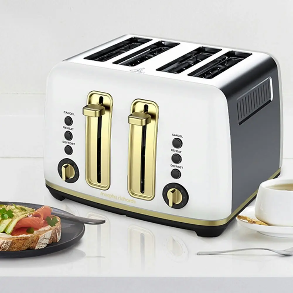 Morphy Richards Electric Stylish Ascend Soft Gold 4 Slice Toaster 2000W