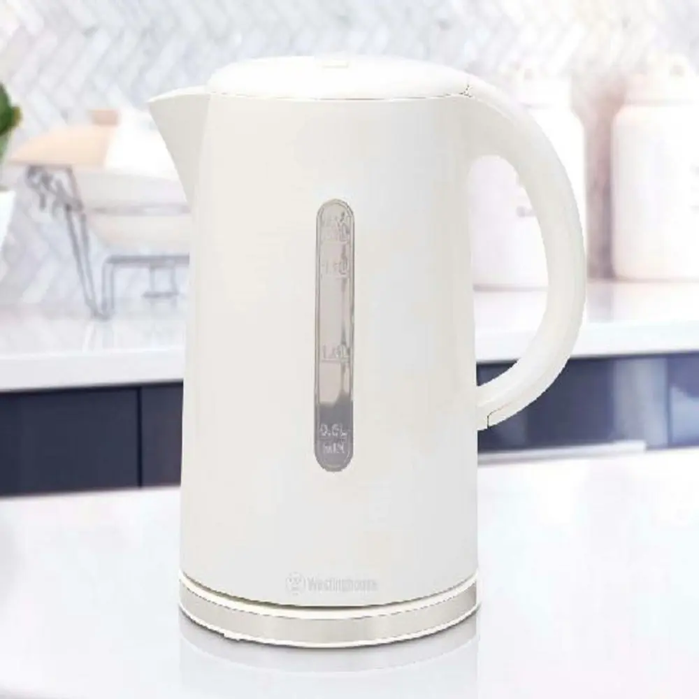 Westinghouse Boiling Water Electric Tea/Coffee Benchtop Kettle 1.7L White