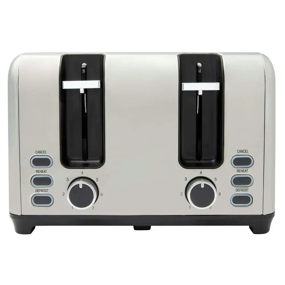 Westinghouse Electric Kitchen Benchtop Bread Toaster Stainless Steel 4 Slice