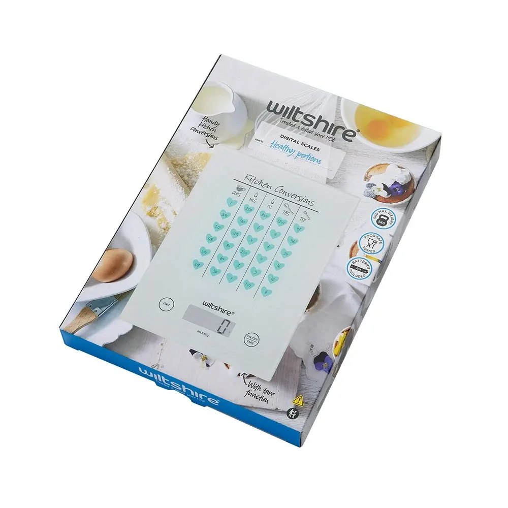 Wiltshire Digital Glass Kitchen Cooking Conversion Measuring Scales 5kg