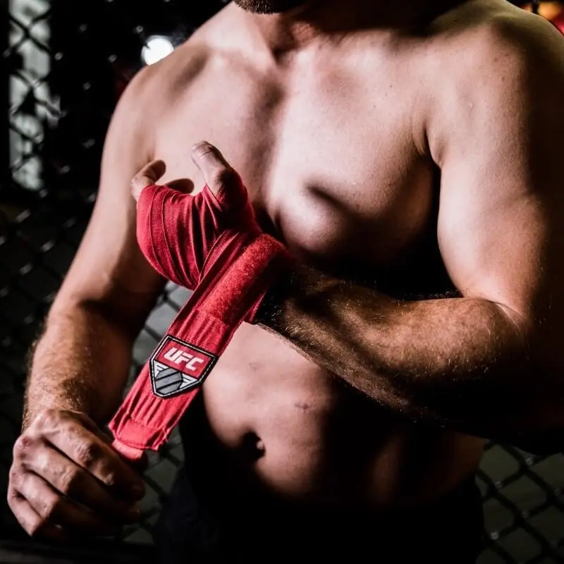 UFC Contender 180 Hand Wraps Red