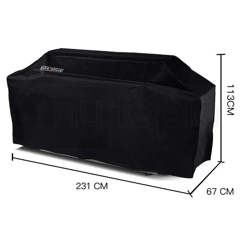 Cover for EuroGrille 9 Burner Double Hood BBQ