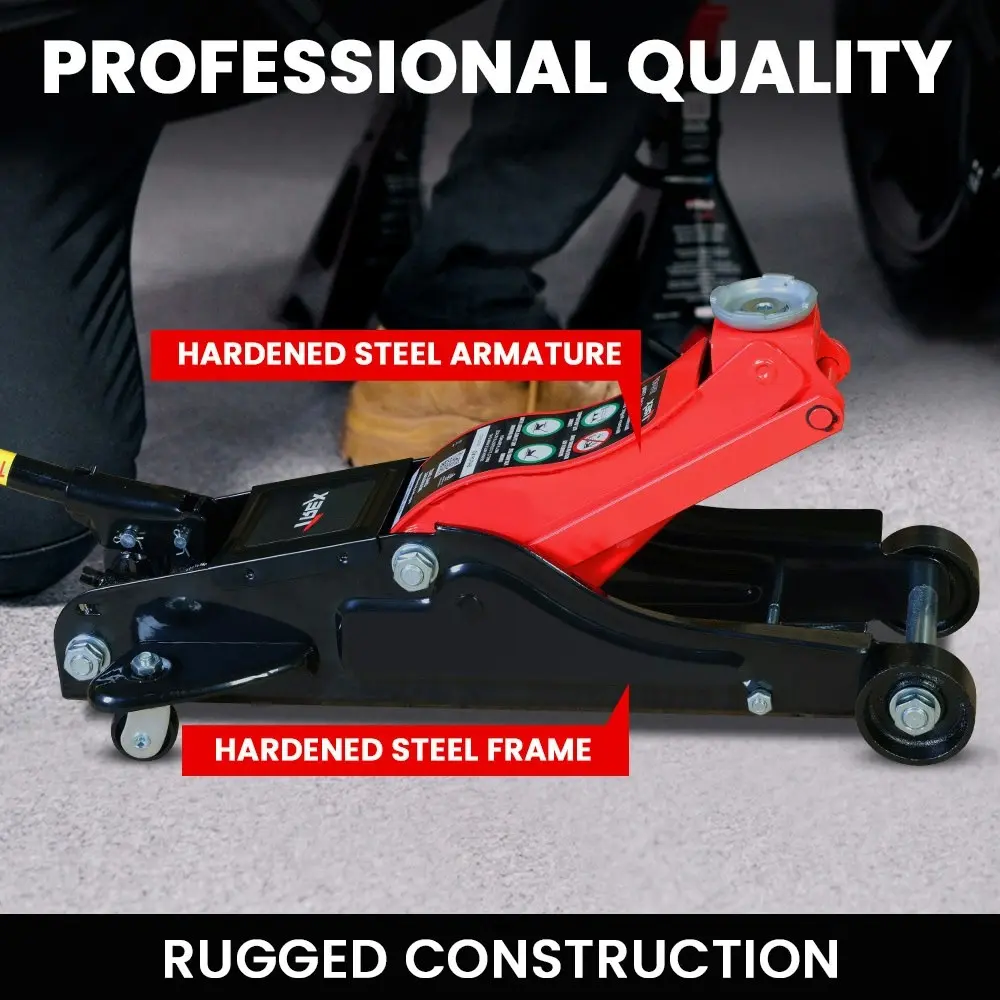 T-Rex 1700KG Hydraulic Trolley Floor Jack, Low Profile, Quick Release Handle, for Jacking Car