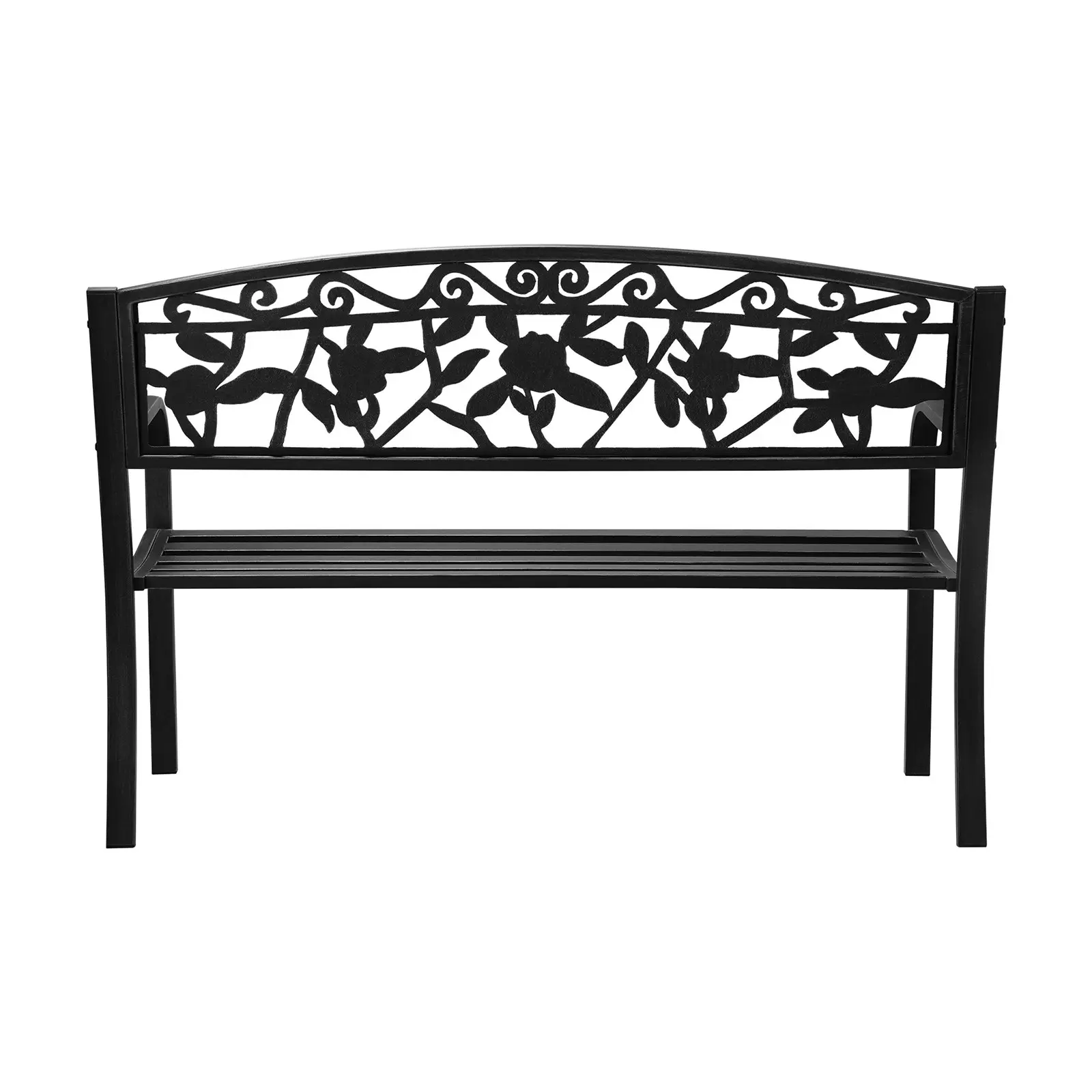 Livsip Garden Bench Seat Outdoor Furniture Patio Park Backyard Chair Black