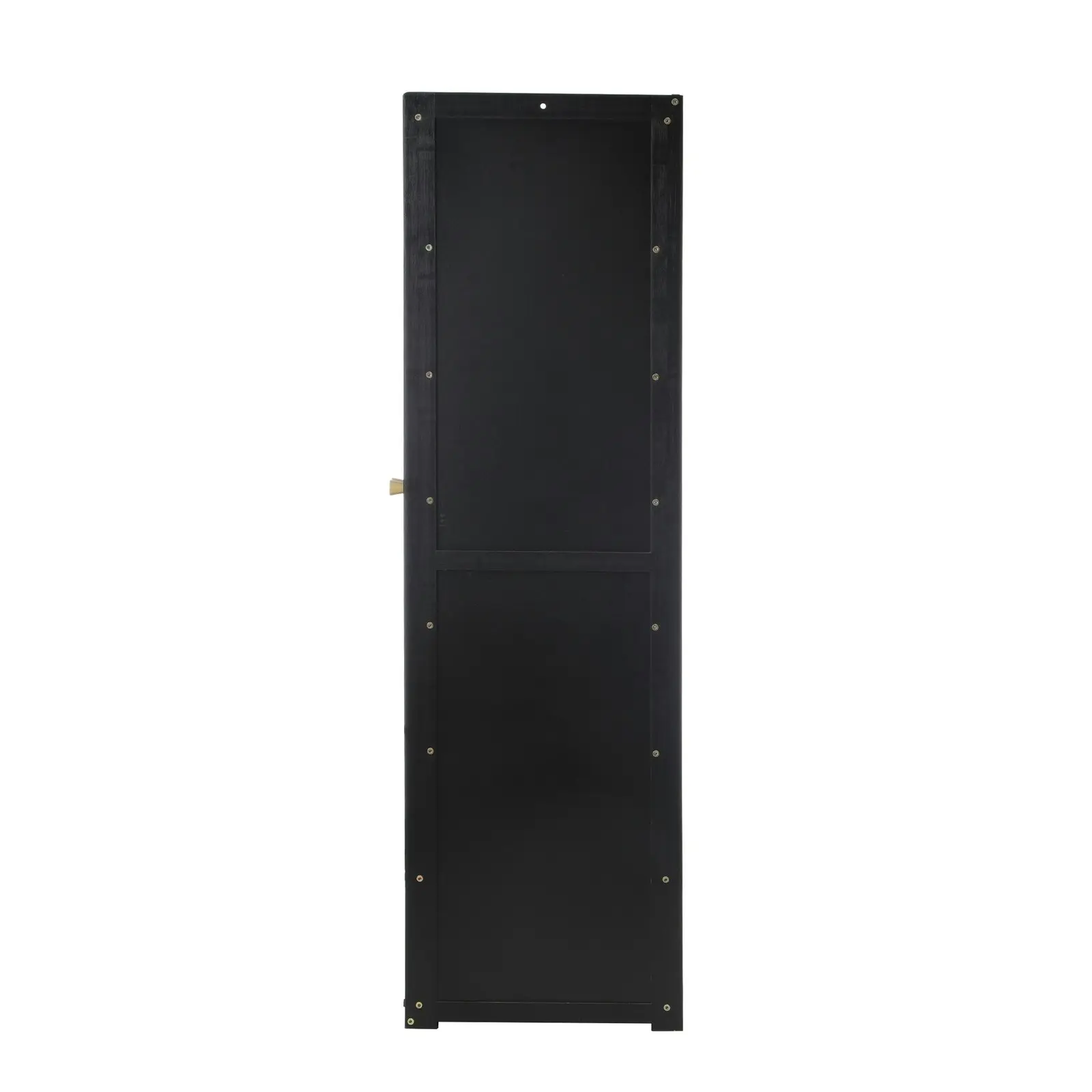 Oikiture Shoe Storage Cabinet Shoes Rack Organiser Shelf 4 Doors Rattan Black