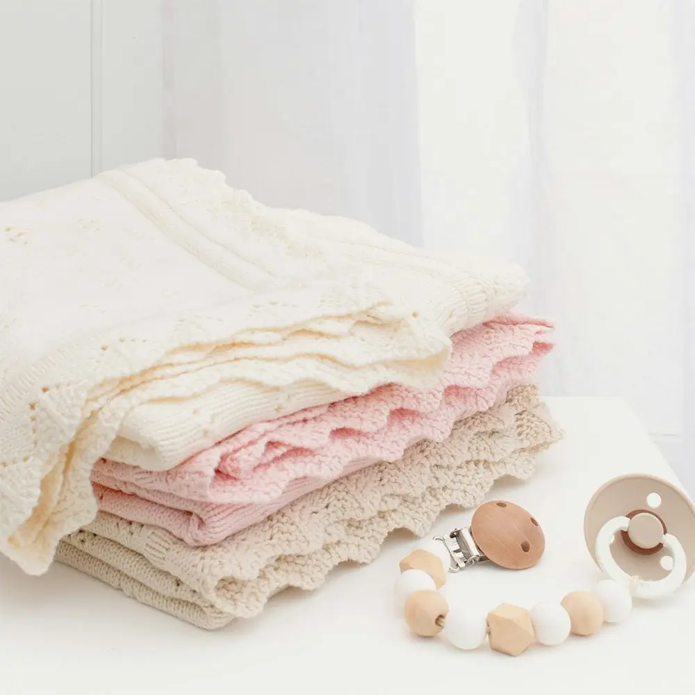 Living Textiles | Bamboo Cotton Heirloom Blanket - Blush