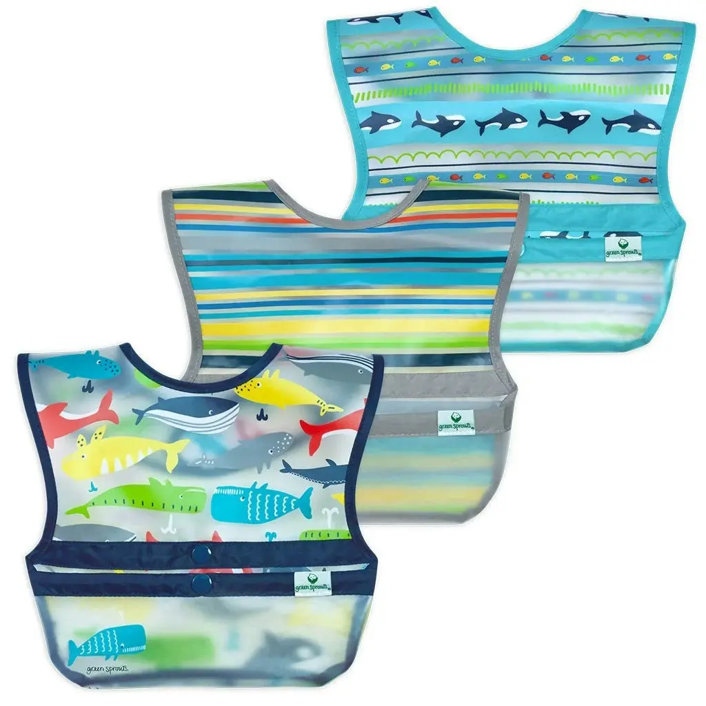 i.Play | Bibs Snap & Go Wipe-off (3 pack) 9-18months