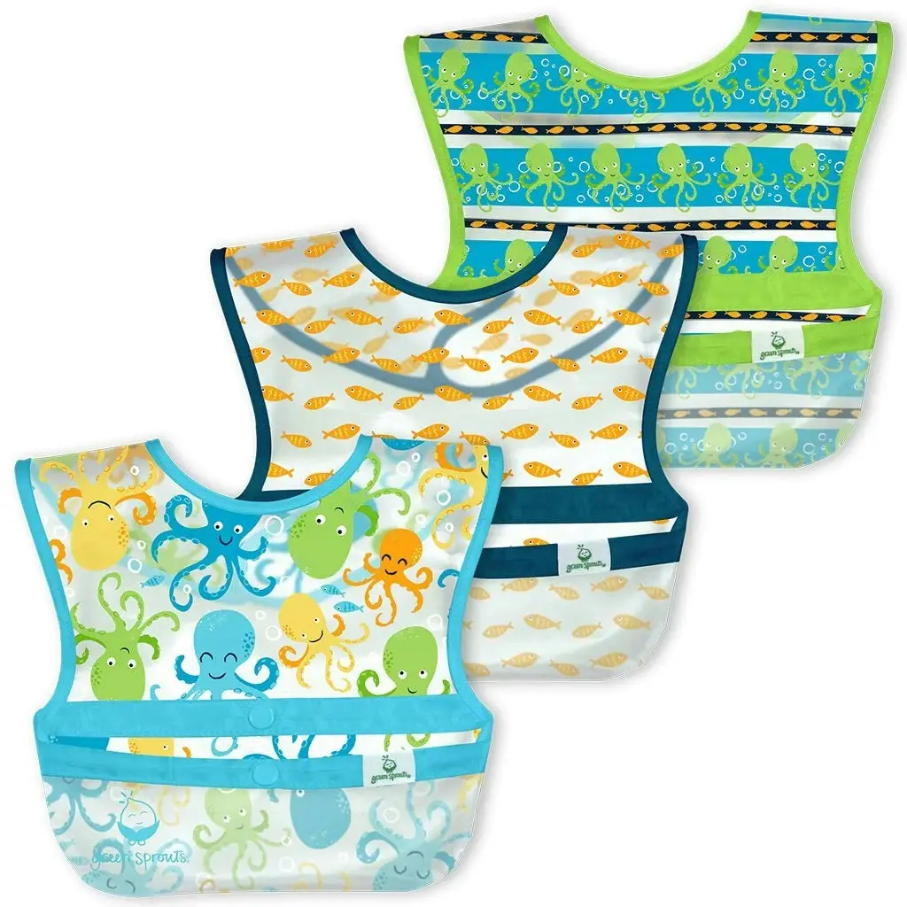 i.Play | Bibs Snap & Go Wipe-off (3 pack) 9-18months