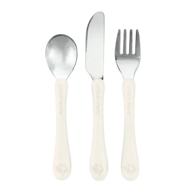 Green Sprout | Cutlery Set KIds Stainless Steel - 12+ Months