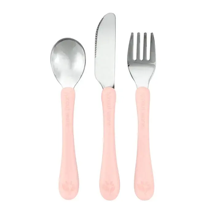 Green Sprout | Cutlery Set KIds Stainless Steel - 12+ Months