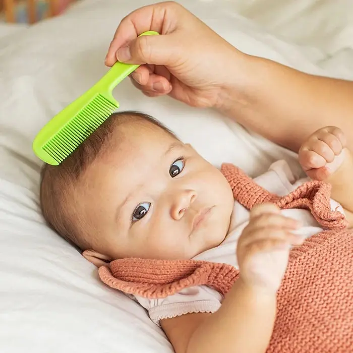 Green Sprouts | Brush & Comb Cradle Cap Set - Light Spice