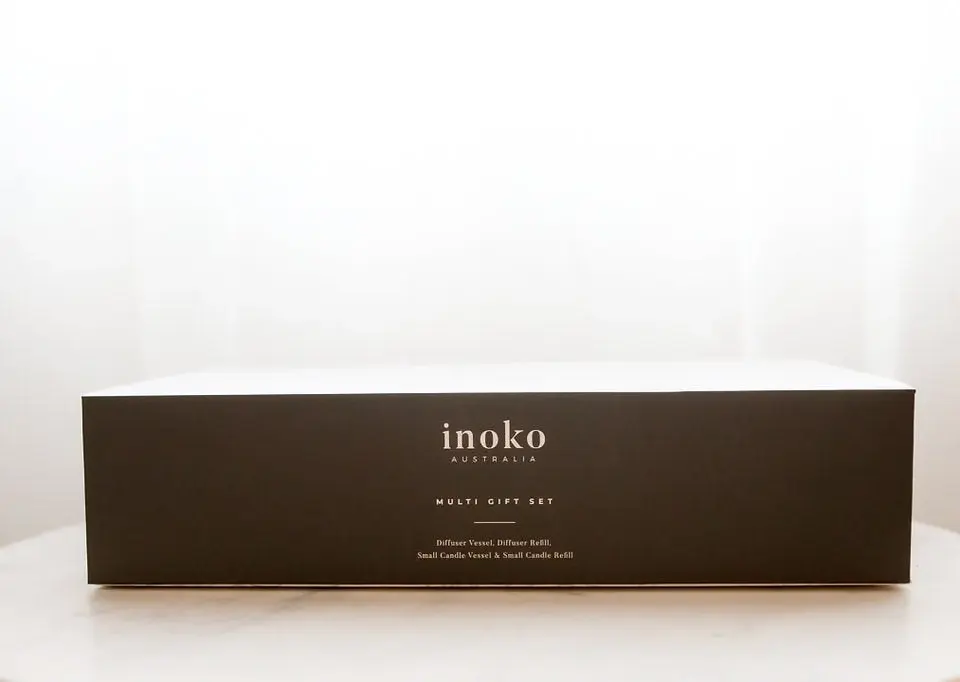 Inoko Australia | Multi Gift Set Marble -Diffuser Vessel, Diffuser Refill, Small Candle Vessel, & Small Candle Refill