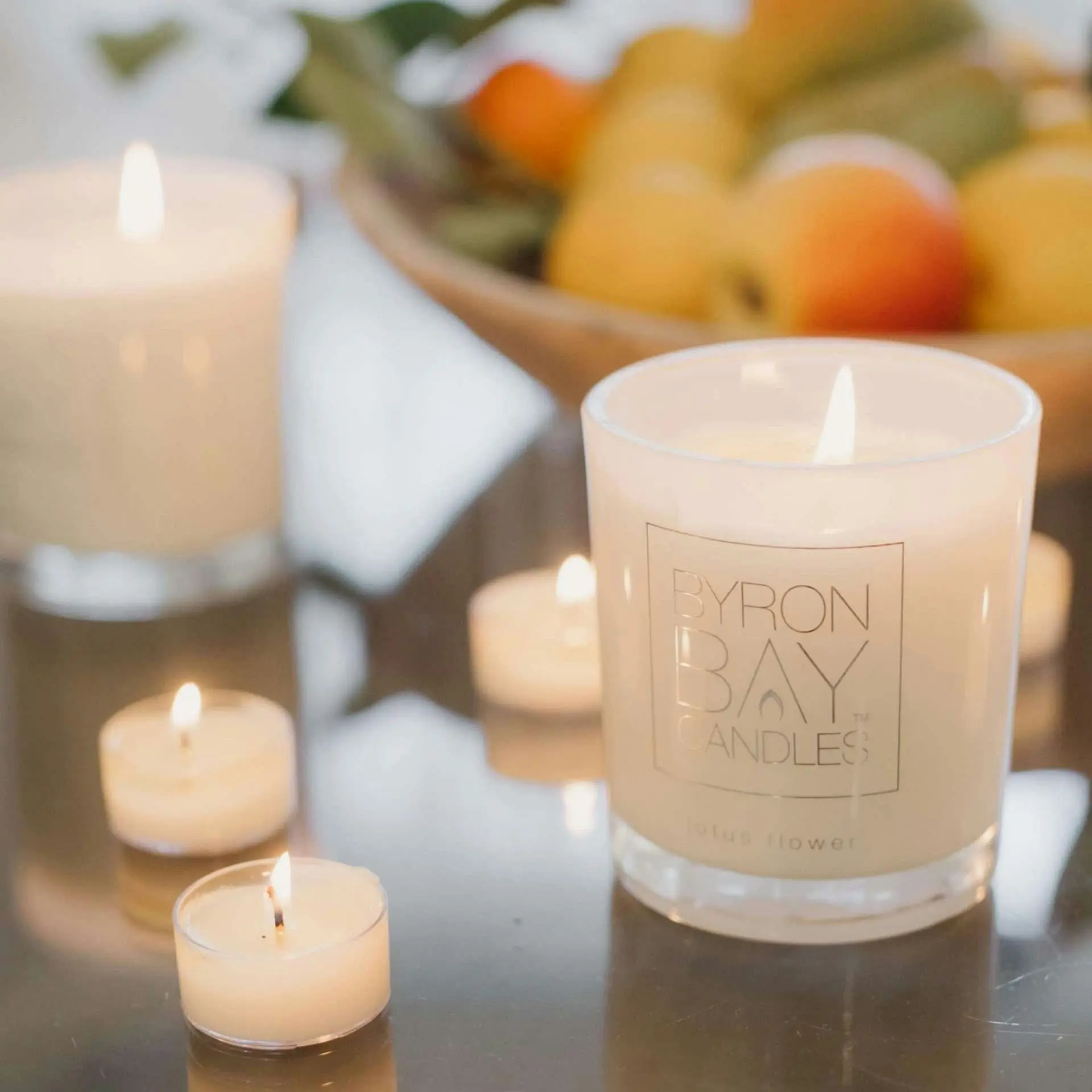 Byron Bay Candles | Scented Pure Soy Candle - 30 Hour - French Pear