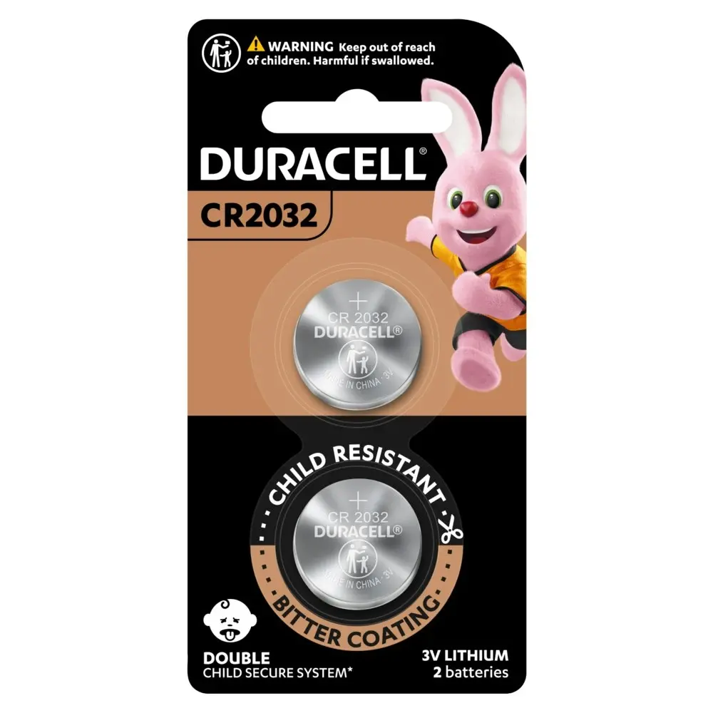 6x 2pc Duracell Specialty 2032 Lithium Coin Battery Pack Single Use