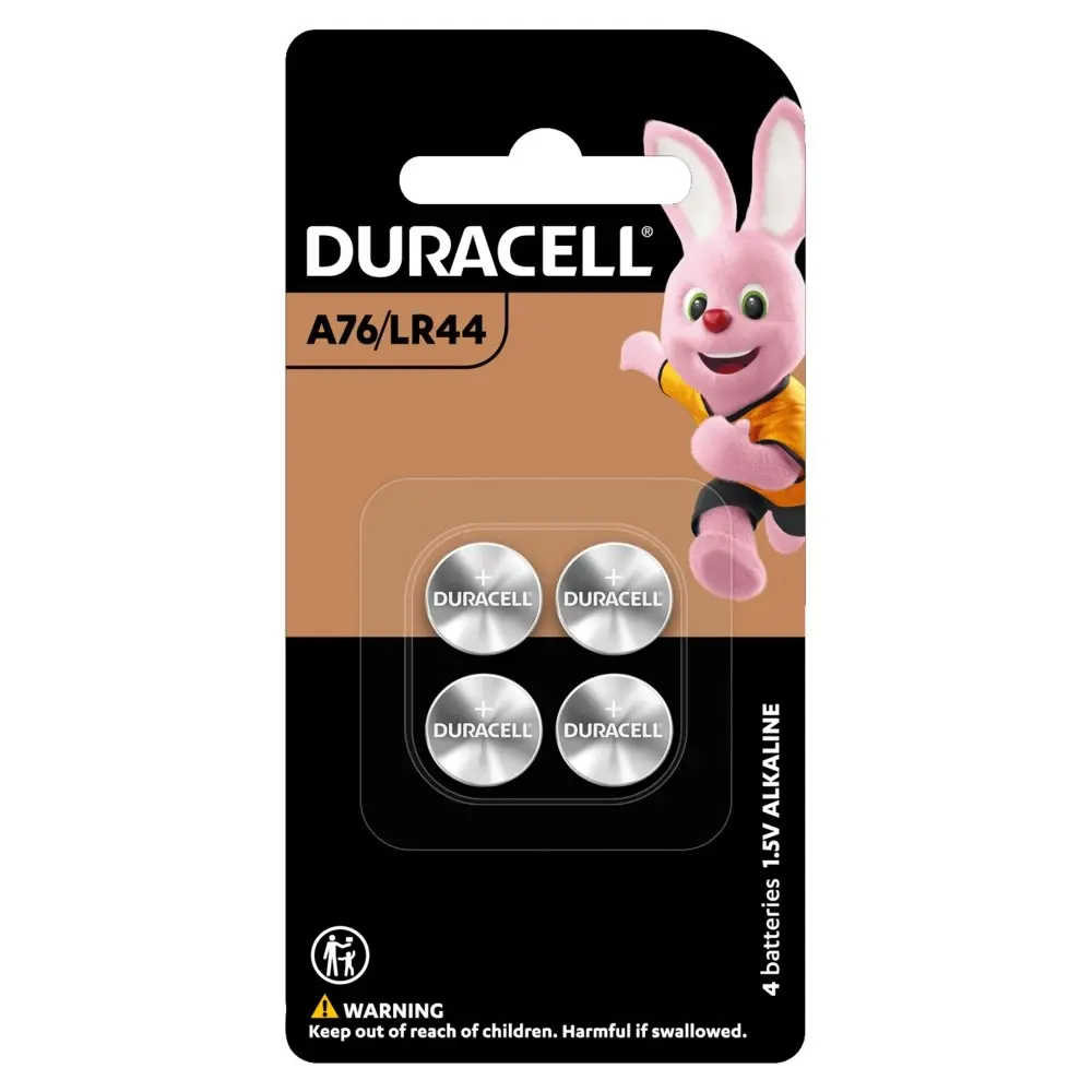 6x 4pc Duracell Specialty LR44 Alkaline Button Battery Pack Single Use Batteries