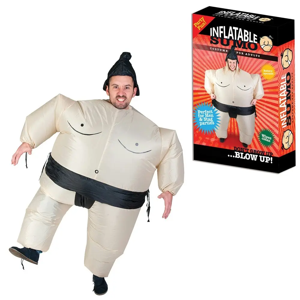 Funtime 38cm Sumo Inflatable Mens Adult Fancy Dress Up Party Costume Cosplay