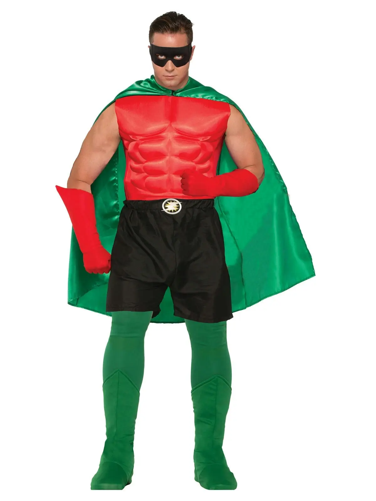 Forum Novelties Satin Super Hero Cape Halloween Party Costume Unisex Adult Green