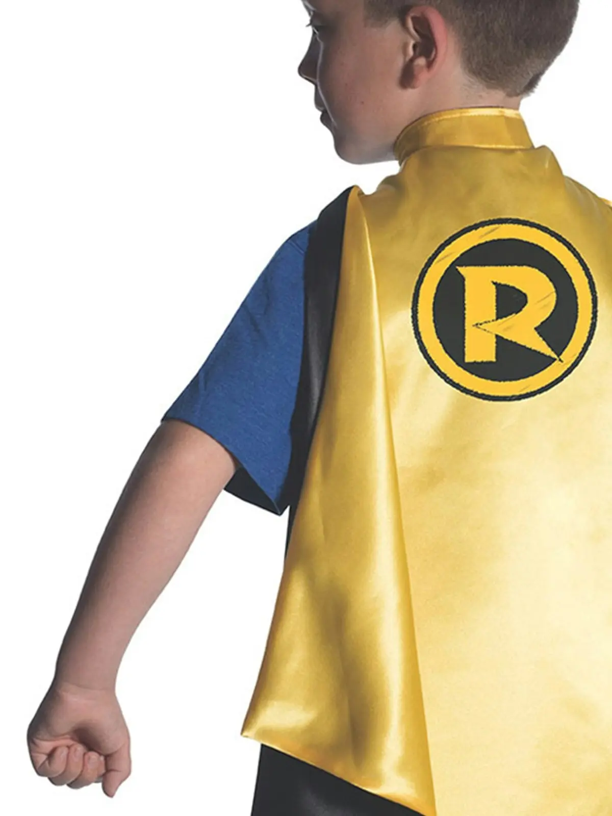 DC Comics Robin Deluxe Satin Cape Kids/Children Party Costume Teen Titans Gold