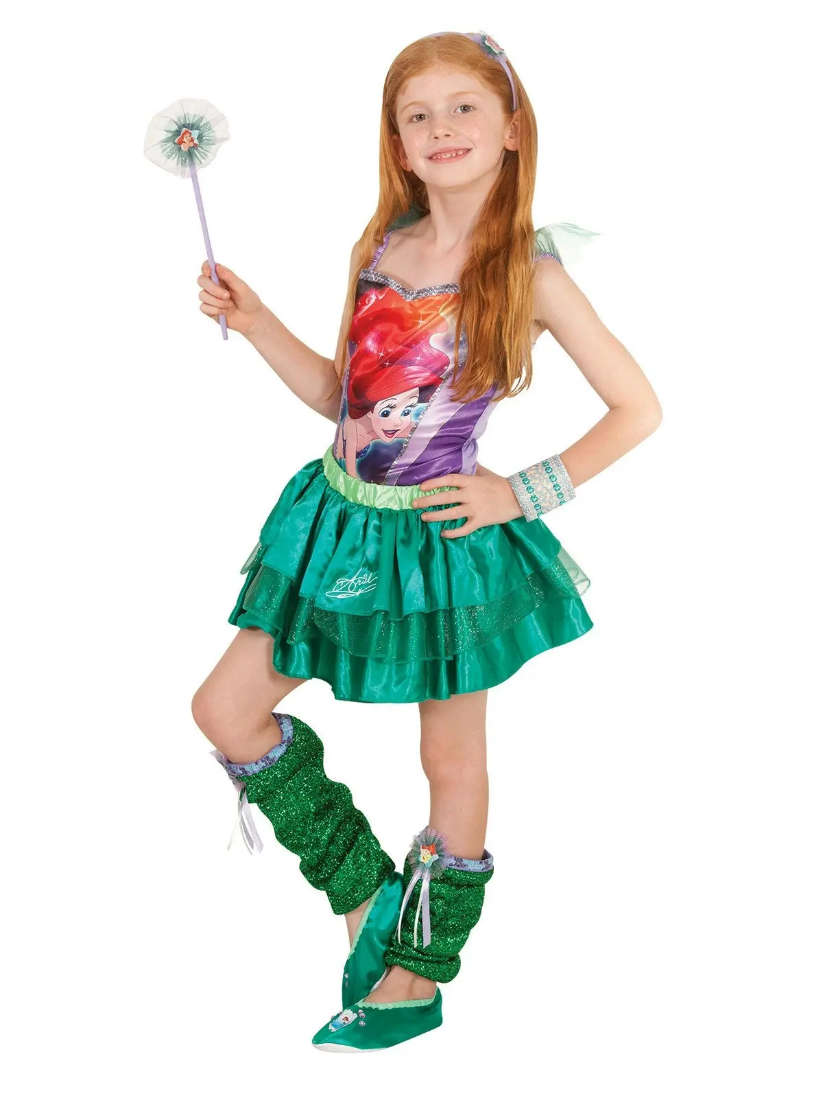 The Little Mermaid Ariel Leg Warmer Kids/Child Dress Up Halloween Party Costume