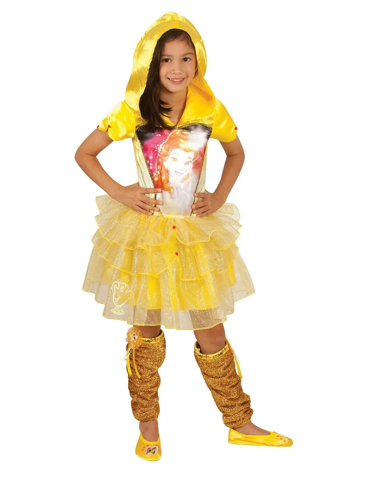 Beauty and the Beast Belle Leg Warmers Kids Dress Up Halloween Party Costume