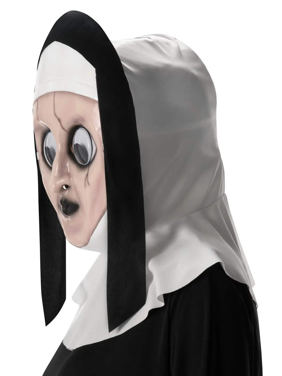 Warner Bros The Nun Googly Eyes Mask Halloween Horror Party Adult Unisex Costume