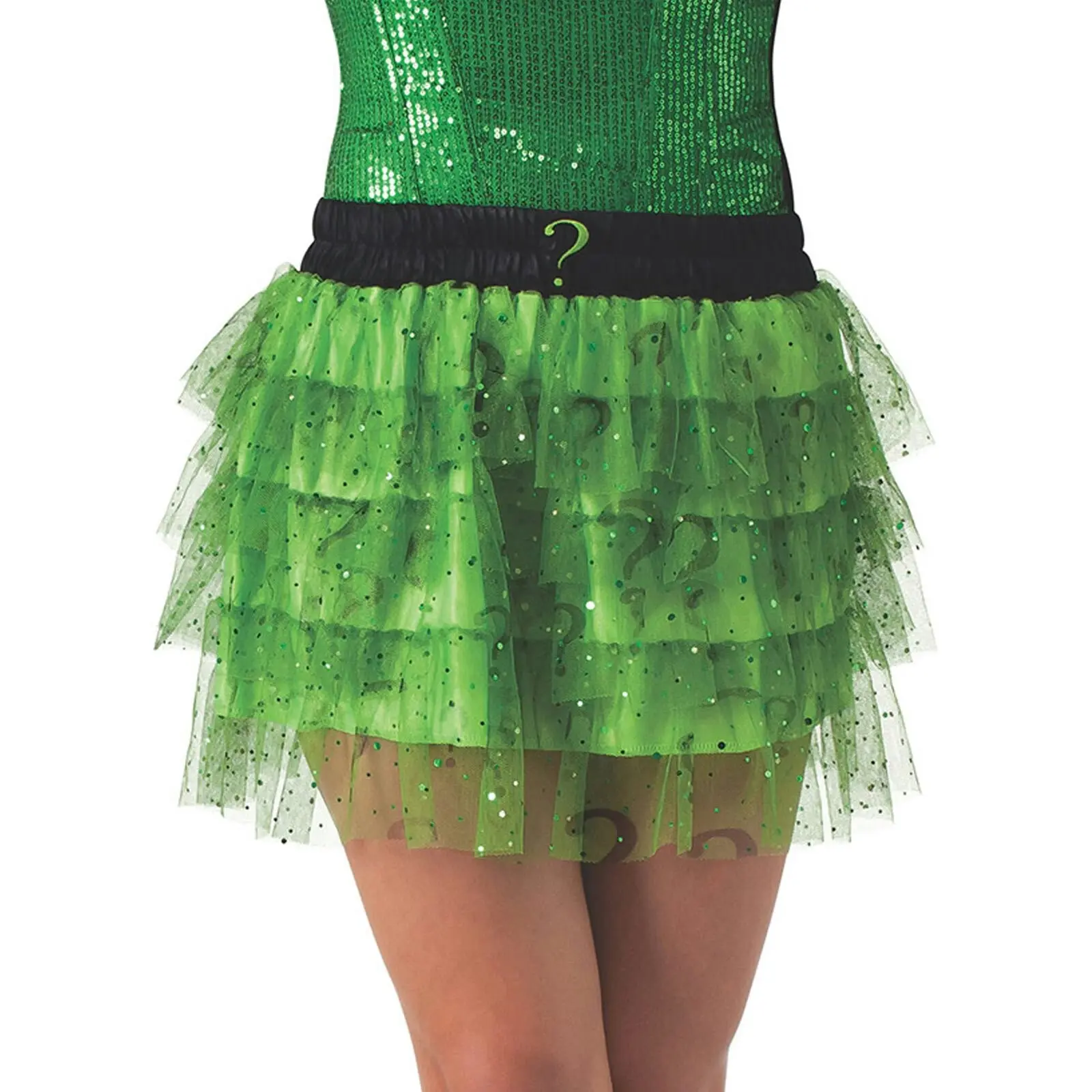 DC Comics Green The Riddler Tutu Skirt Penguin Two Face Adult Size Standard