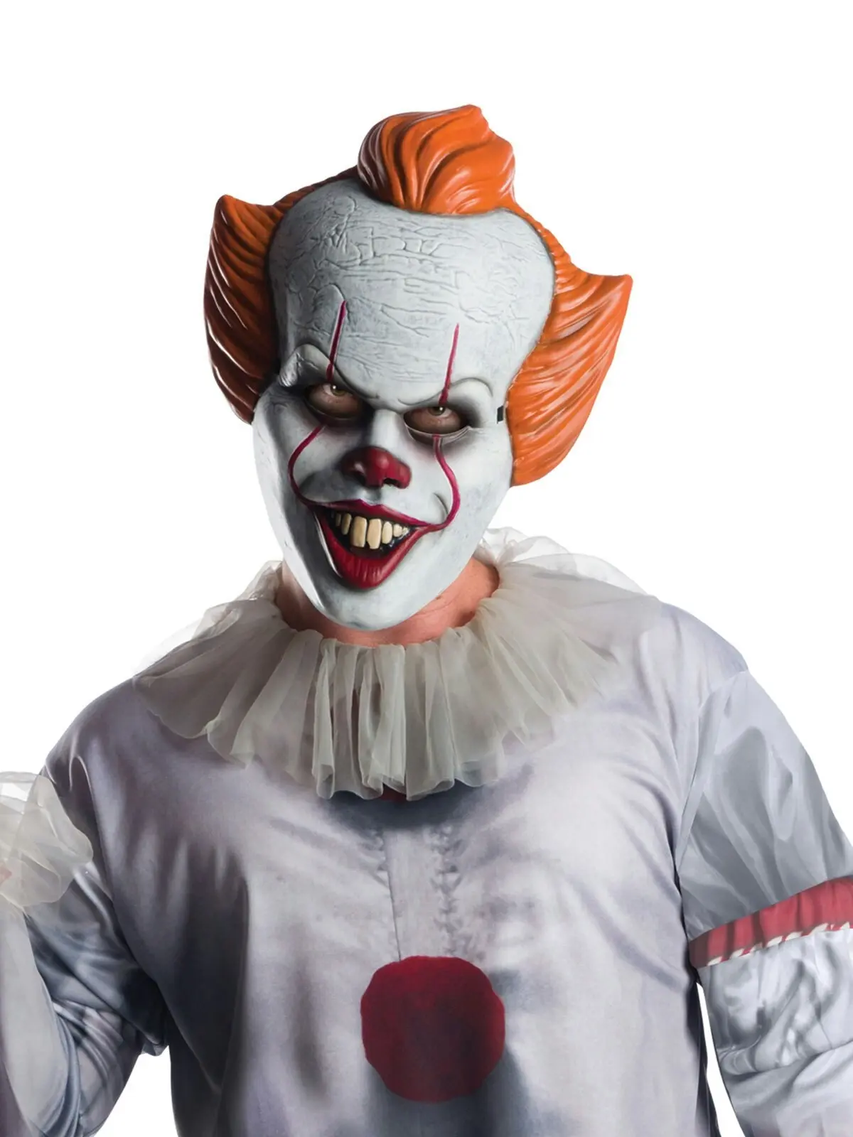 Marvel Pennywise 'It' Horror Film Fancy Dress Up Party Costume Top Size Xl