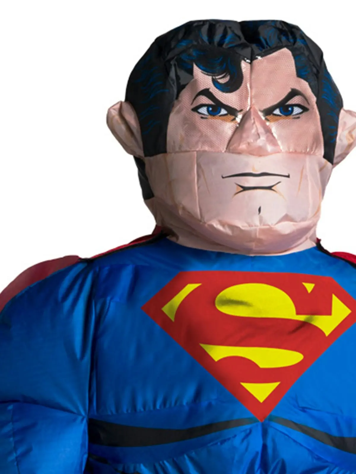 DC Comics Superman Inflatable Men's Dress Up Party Novelty Costume Top Size OSFM