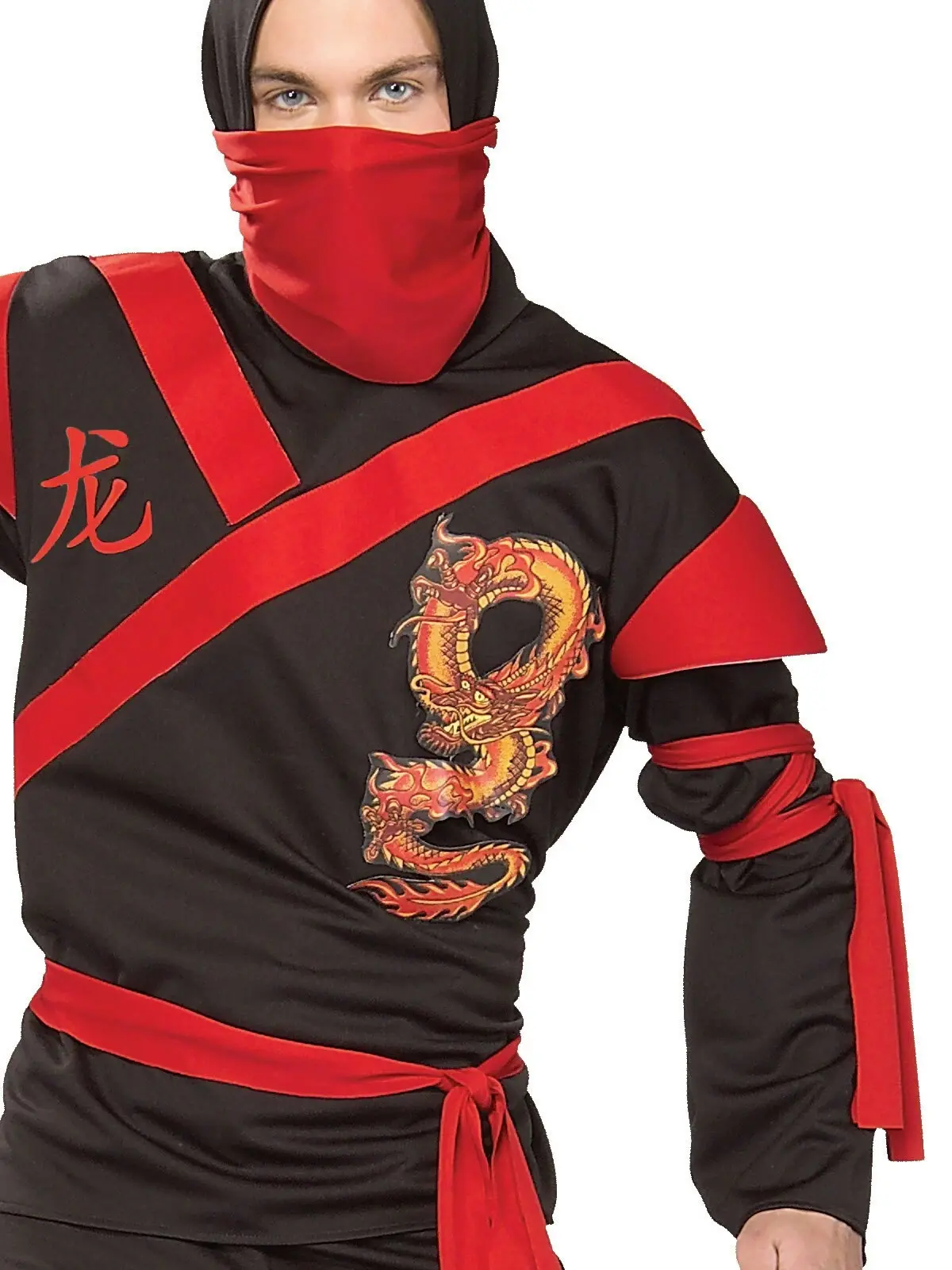 Rubies Dragon Ninja Kung Fu Warrior Men's Party Fancy Dress Up Costume Size STD