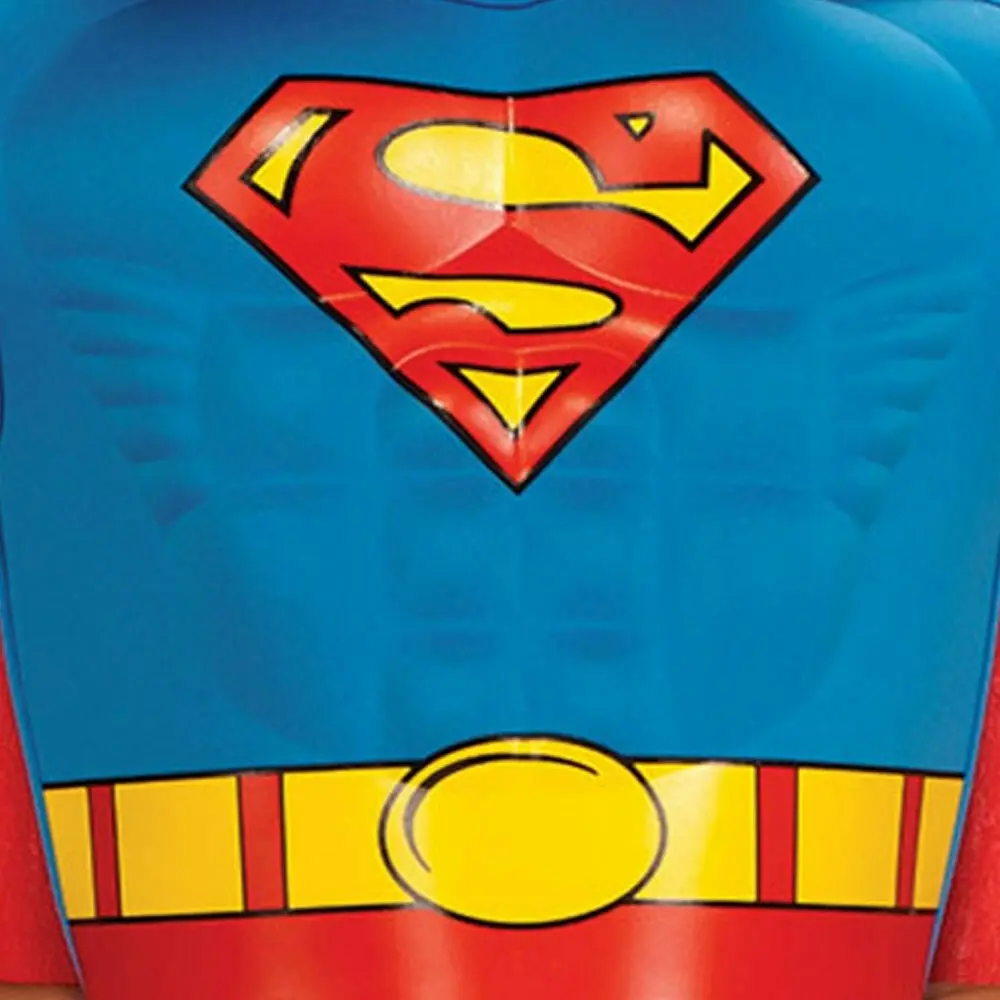 DC Comics Superman Eva Dress Up Party Costume Top Kids/Boys/Children Size 3-6