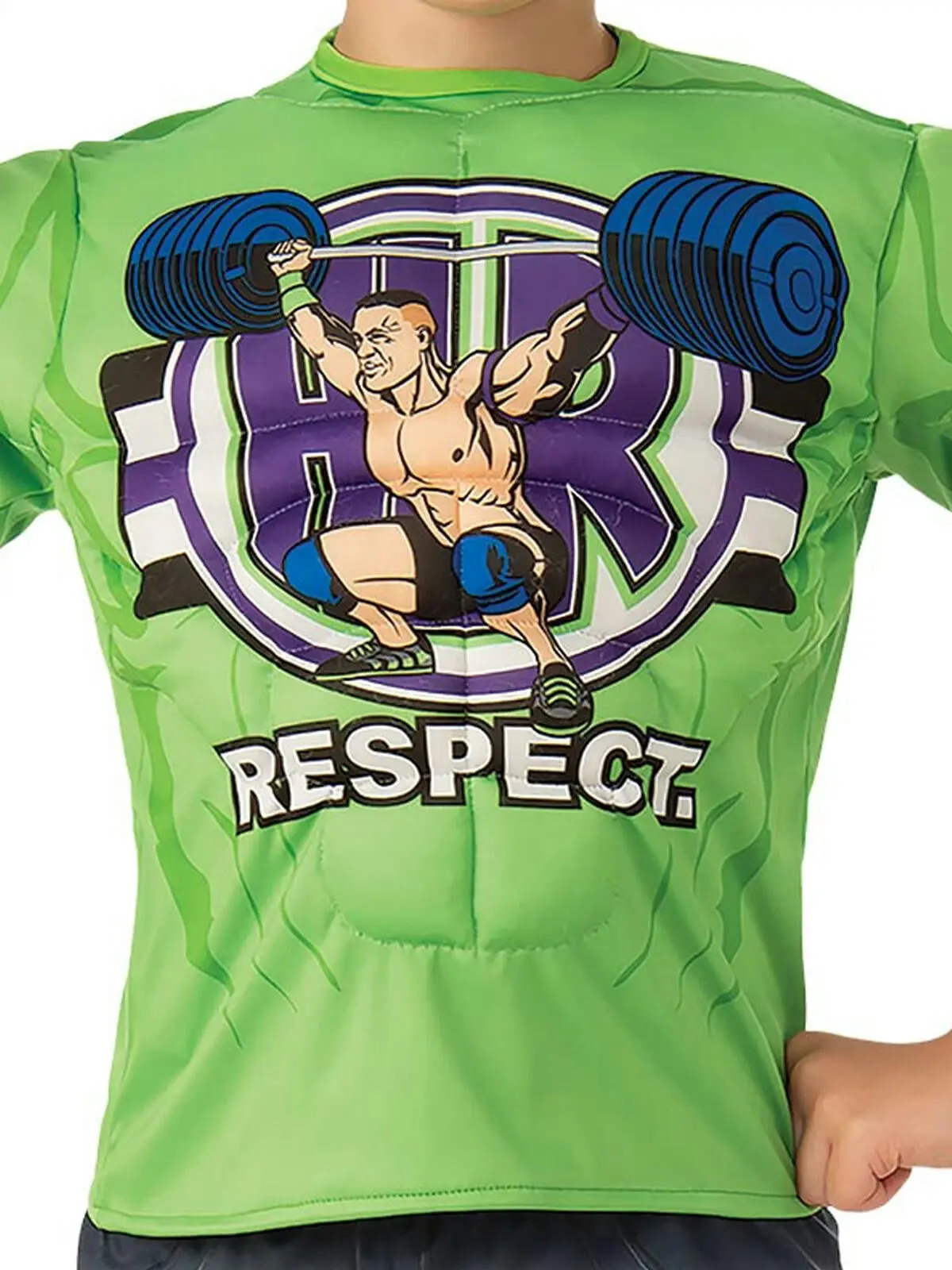 Rubies John Cena Dress Up Costume Top And Hat Kids/Boys/Children Size 6+